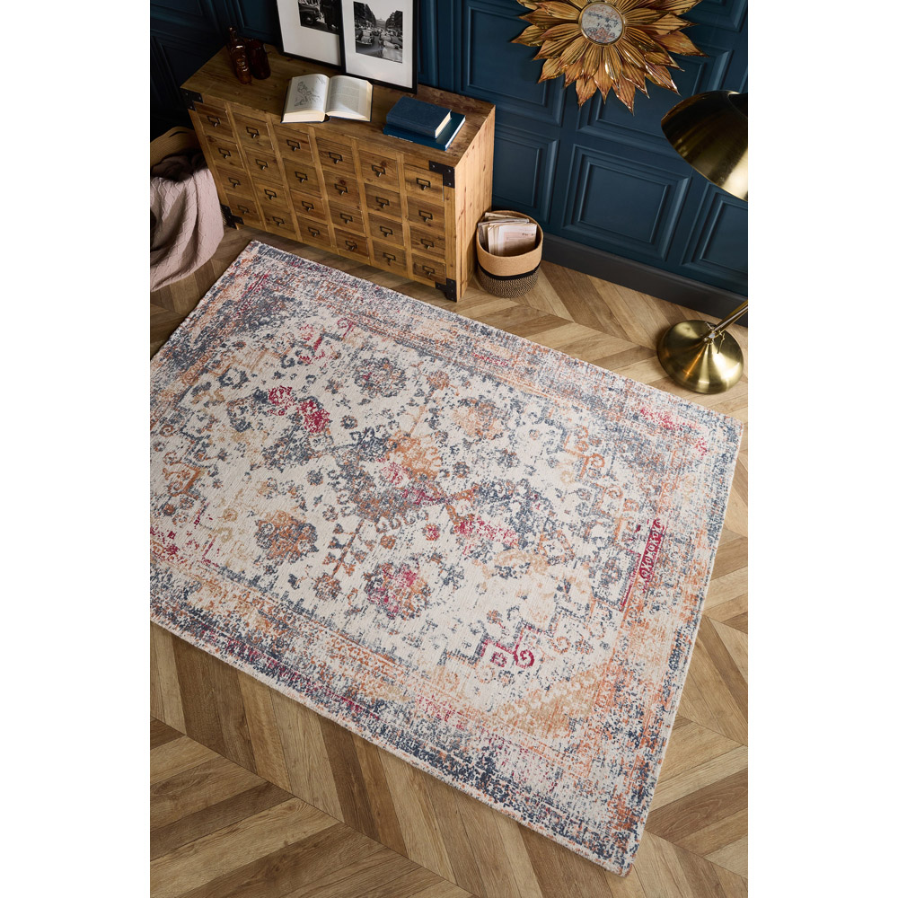 Origins Vogue Navy and Rust Rug 160 x 230cm Image 2