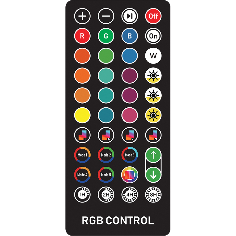 Xmas Haus White RGB Mini Seed LED Smart Foldable Ball Light with Remote 30cm Image 2