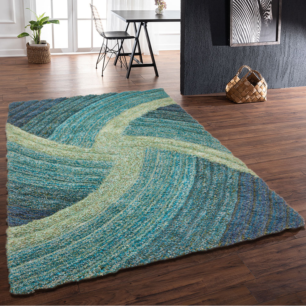 DS Living Stella Blue Ultra Plush Rug 160 x 230cm Image 2