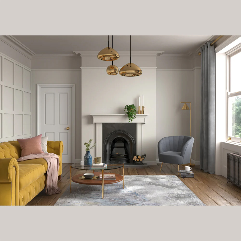 Dulux Heritage Walls and Ceilings Quartz Grey Velvet Matt Emulsion Paint 1L Image 4