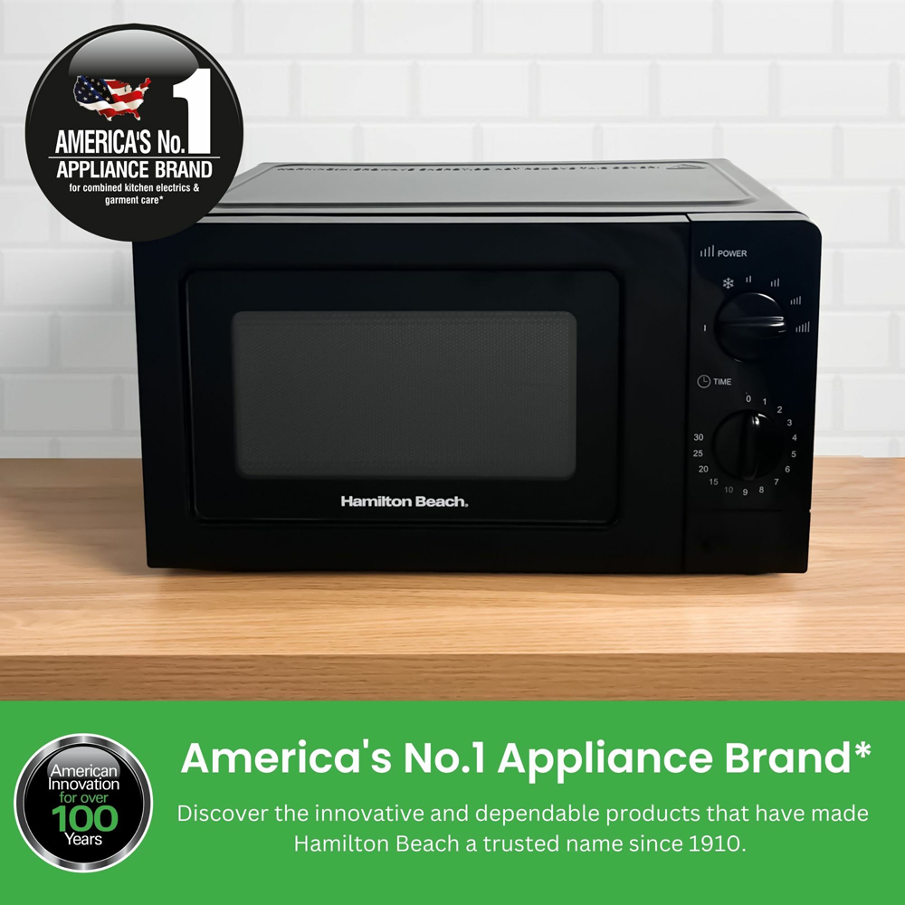 Hamilton Beach HB70T20B Black 20L Microwave Image 6