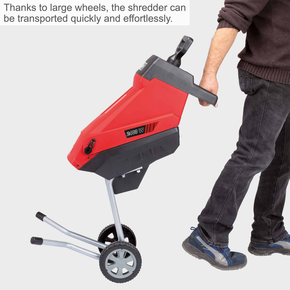 Scheppach GS55 Electric Garden Shredder with 45L Collection Bag 2400W Image 7