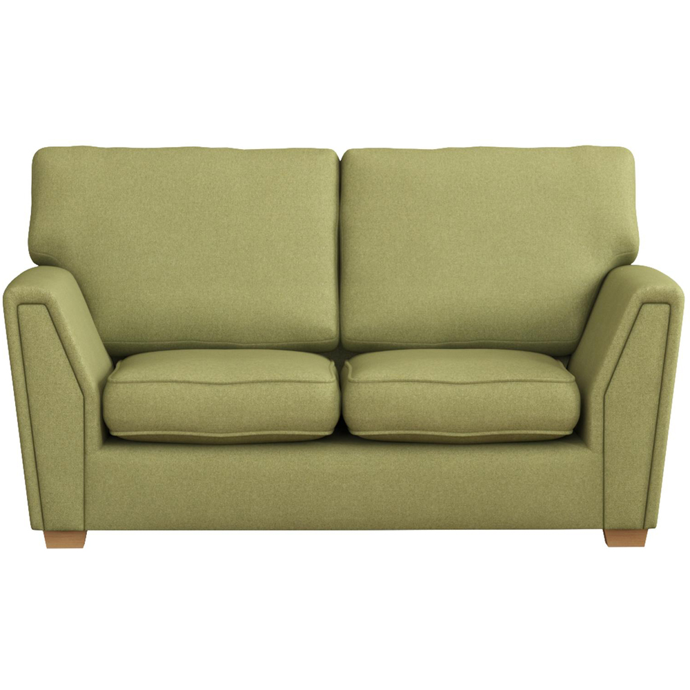 Wendleberry 2 Seater Olive Venice Fixed Back Sofa Image 2