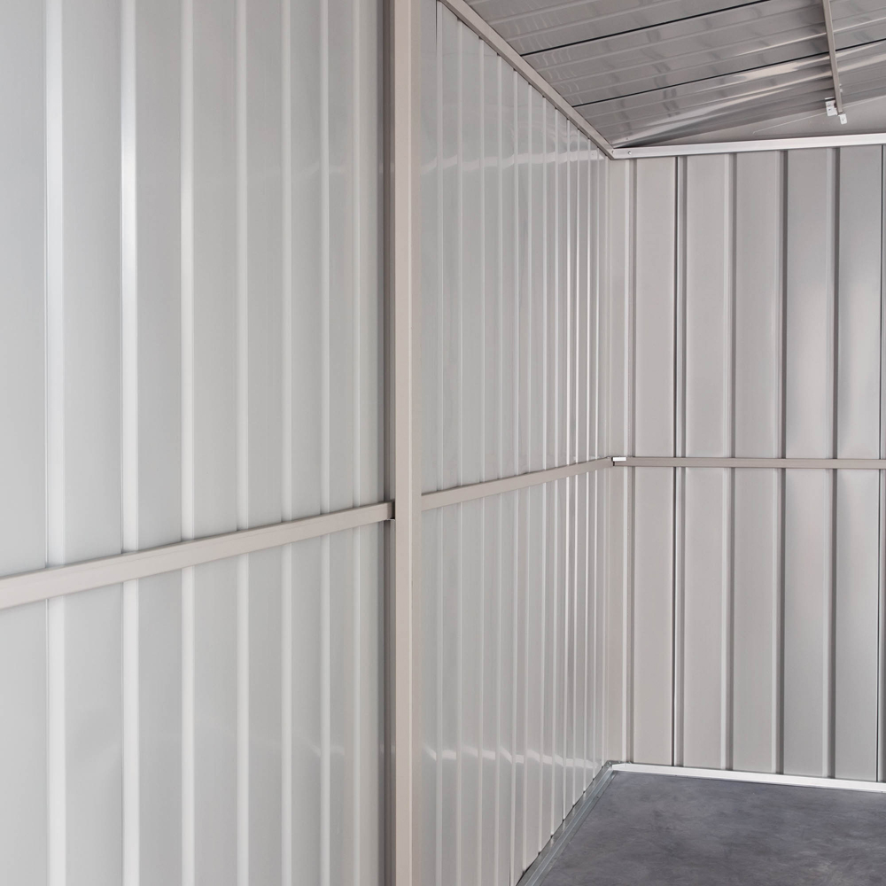 Globel 10 x 15ft 3 Door Green Metal Apex Workshop Garage Image 3