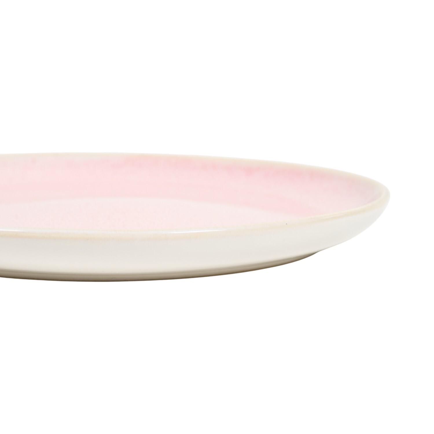 Reactive Glaze Plate Pink Side Plate Image 3