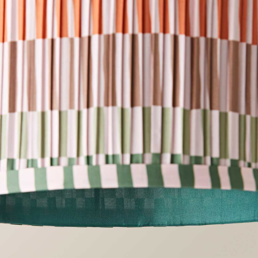 ValueLights Rae Natural Striped Easy Fit Small Shade Image 6