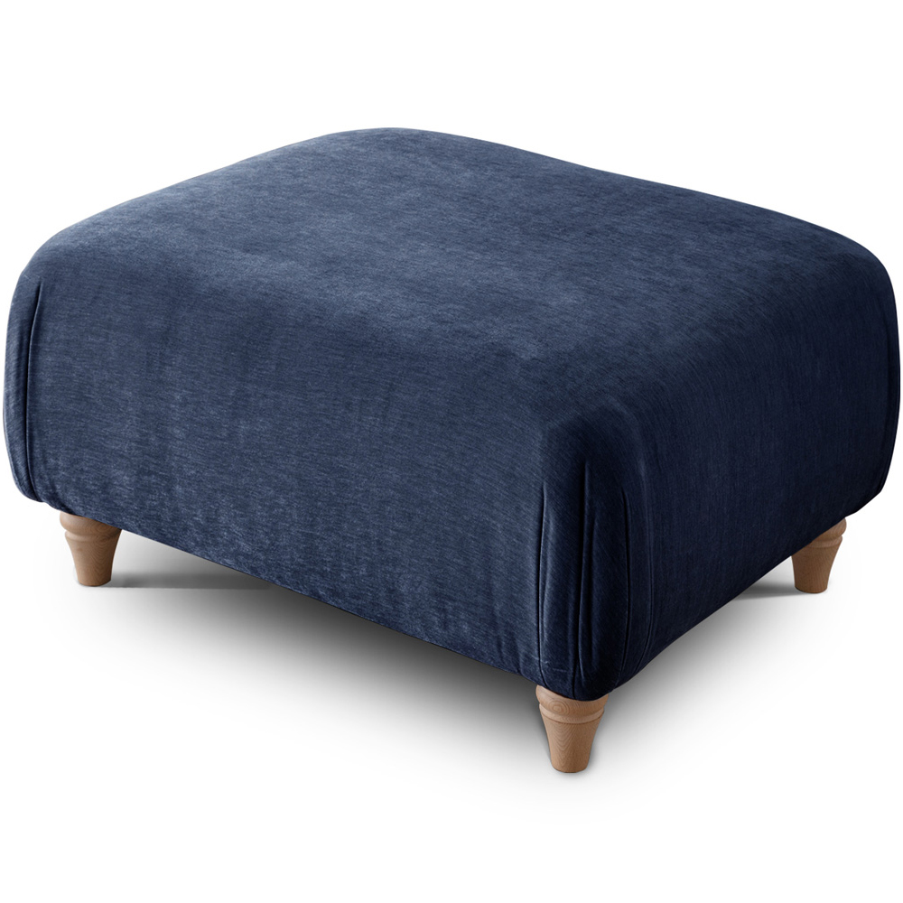 The Vienna Victoria Navy Footstool Image 2