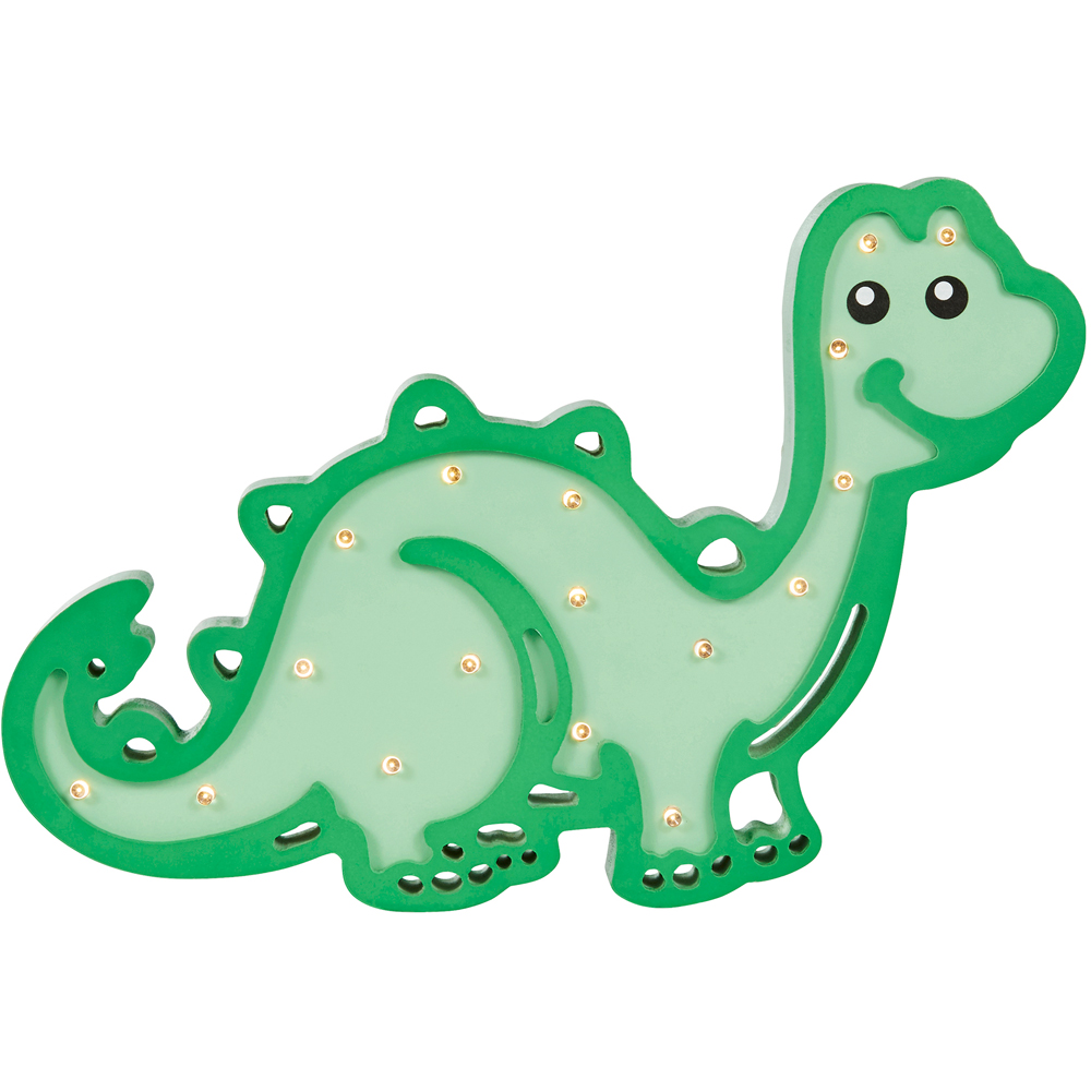 Glow Light Green Dinosaur Led Table Light Image 3