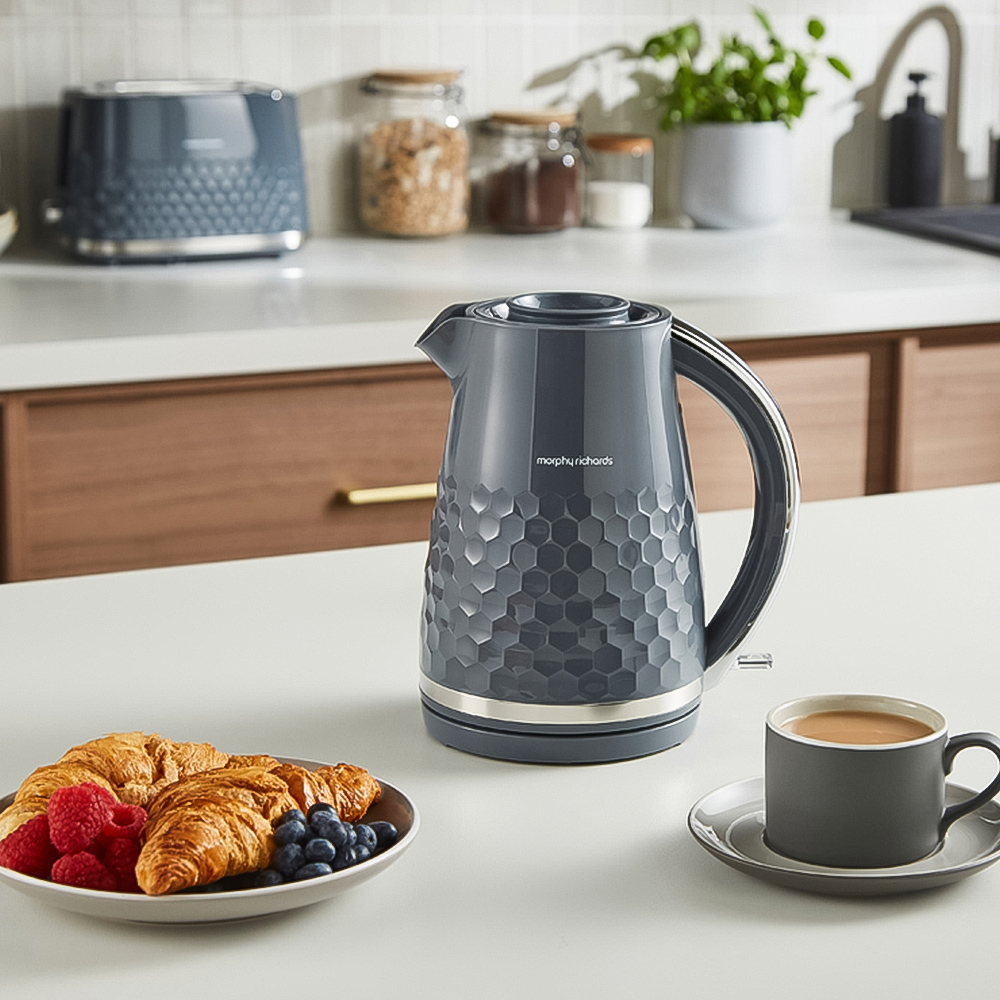 Morphy Richards Hive 108273 Grey 1.5L Jug Kettle Image 2