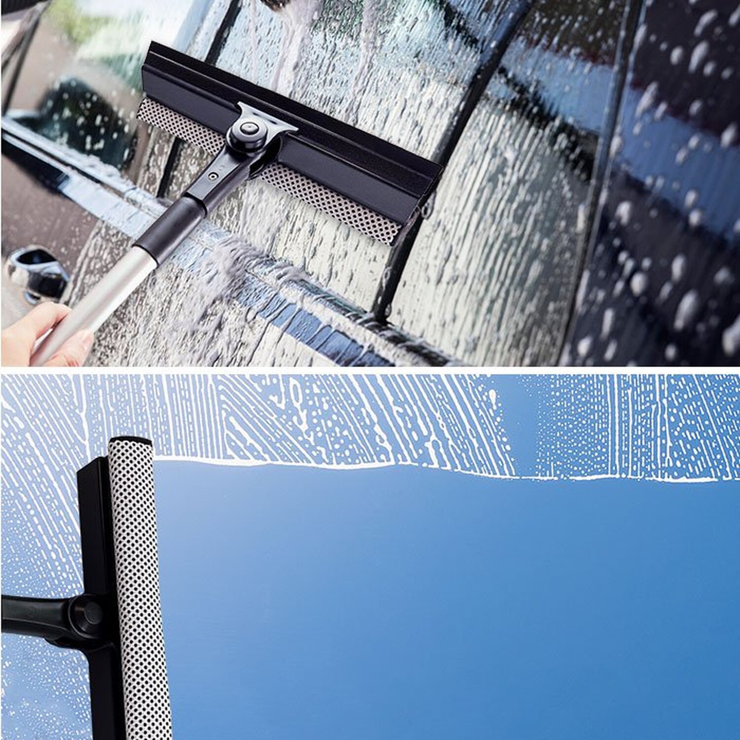 Simply Auto Telescopic Squeegee Black Image 3