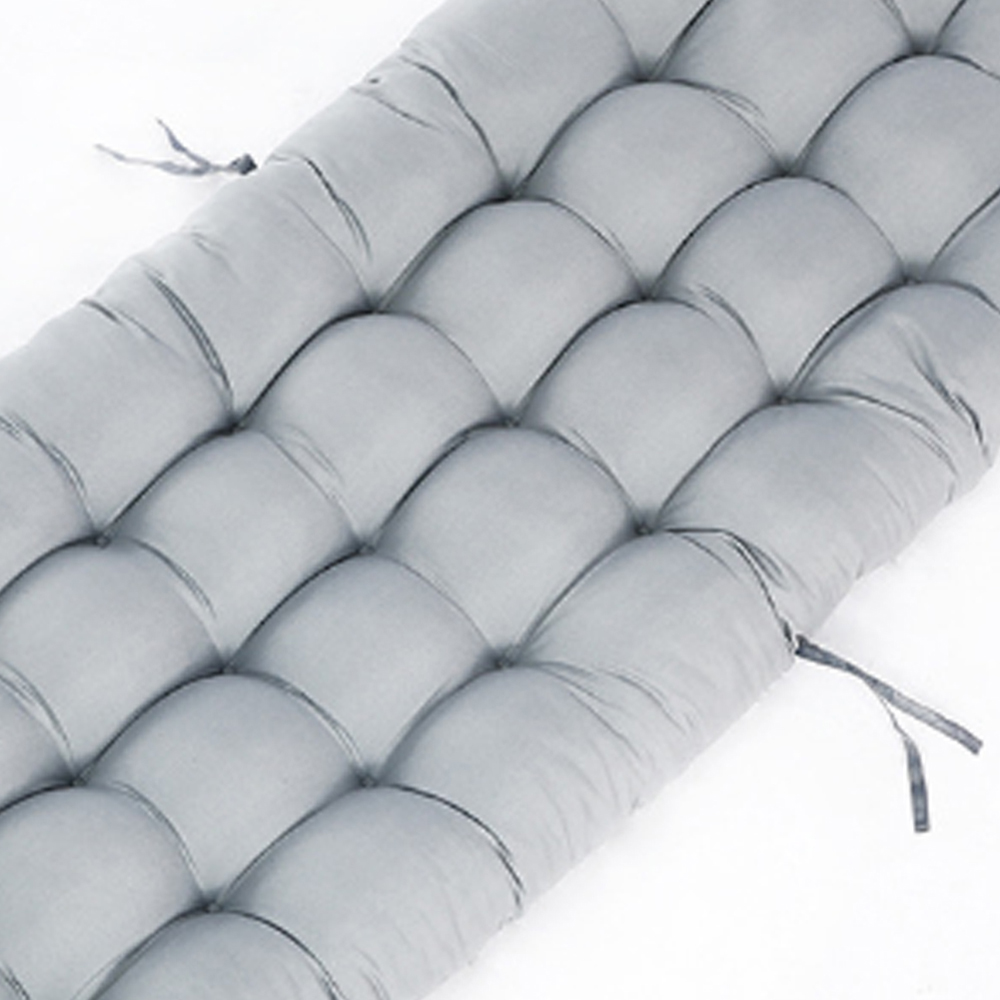 Living and Home Grey Sun Lounger Cushion 50cm Image 6