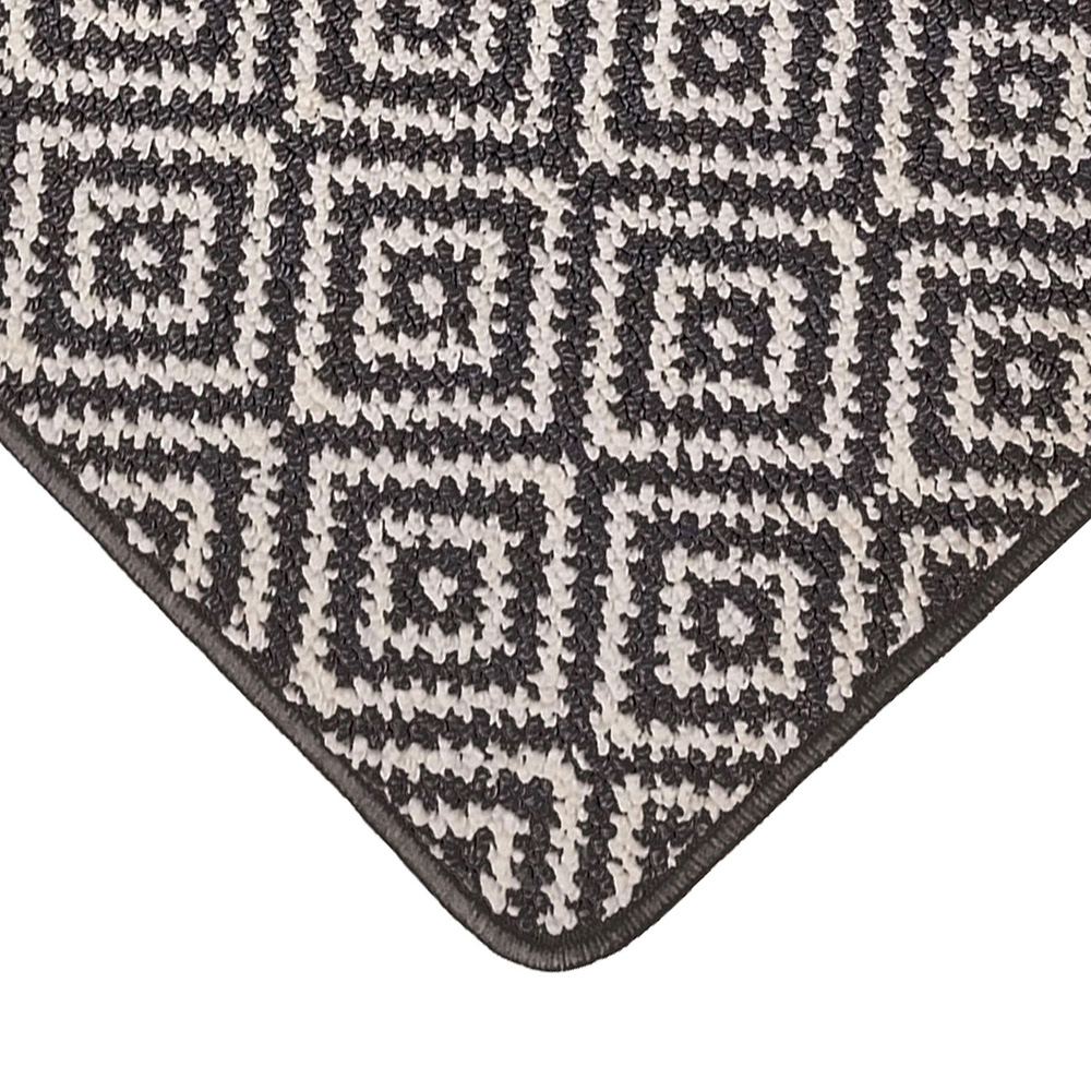 Polly Washable Door Mat Dark Grey Image 2