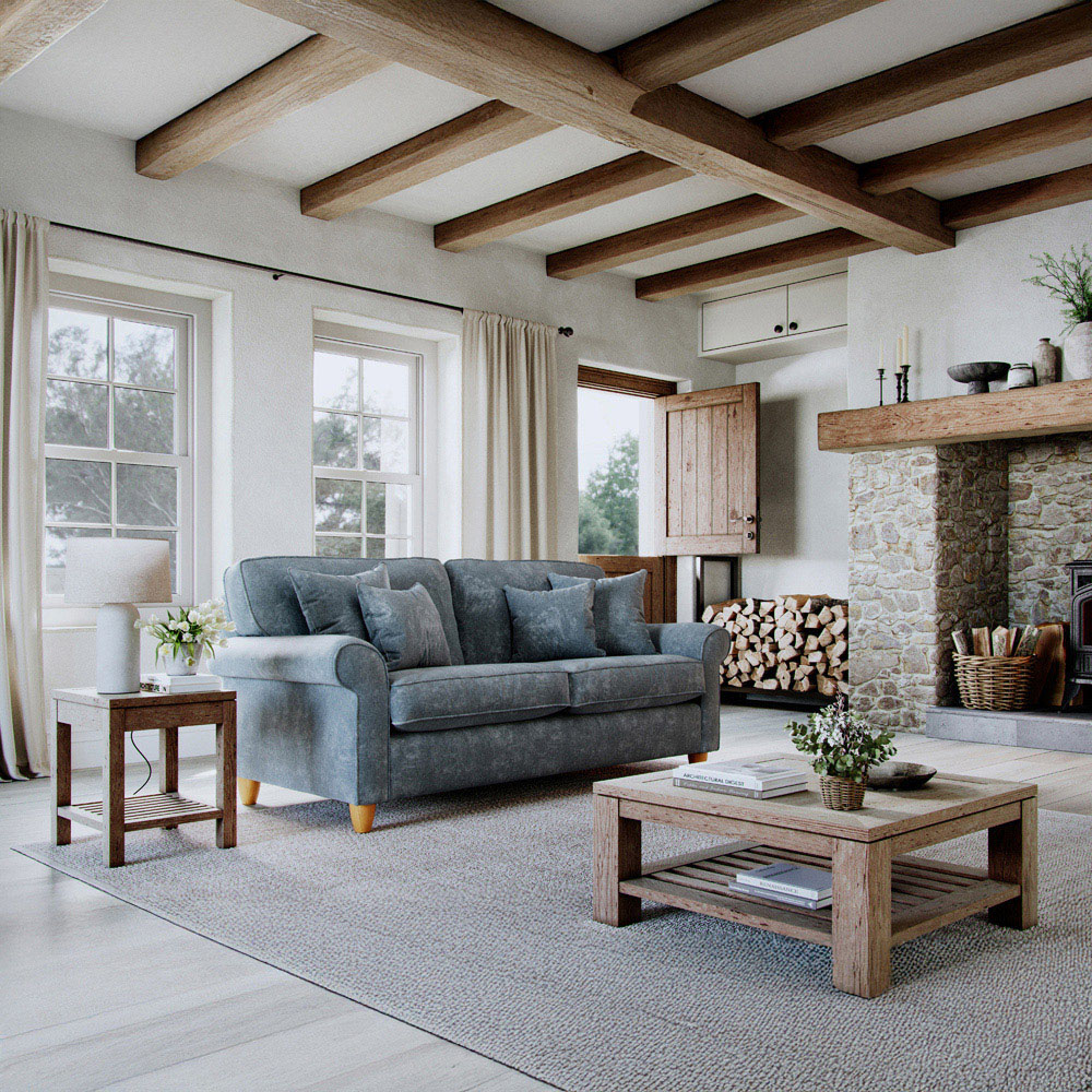 Sinatra 2 Seater Medium Glory Steel Sofa Image 3