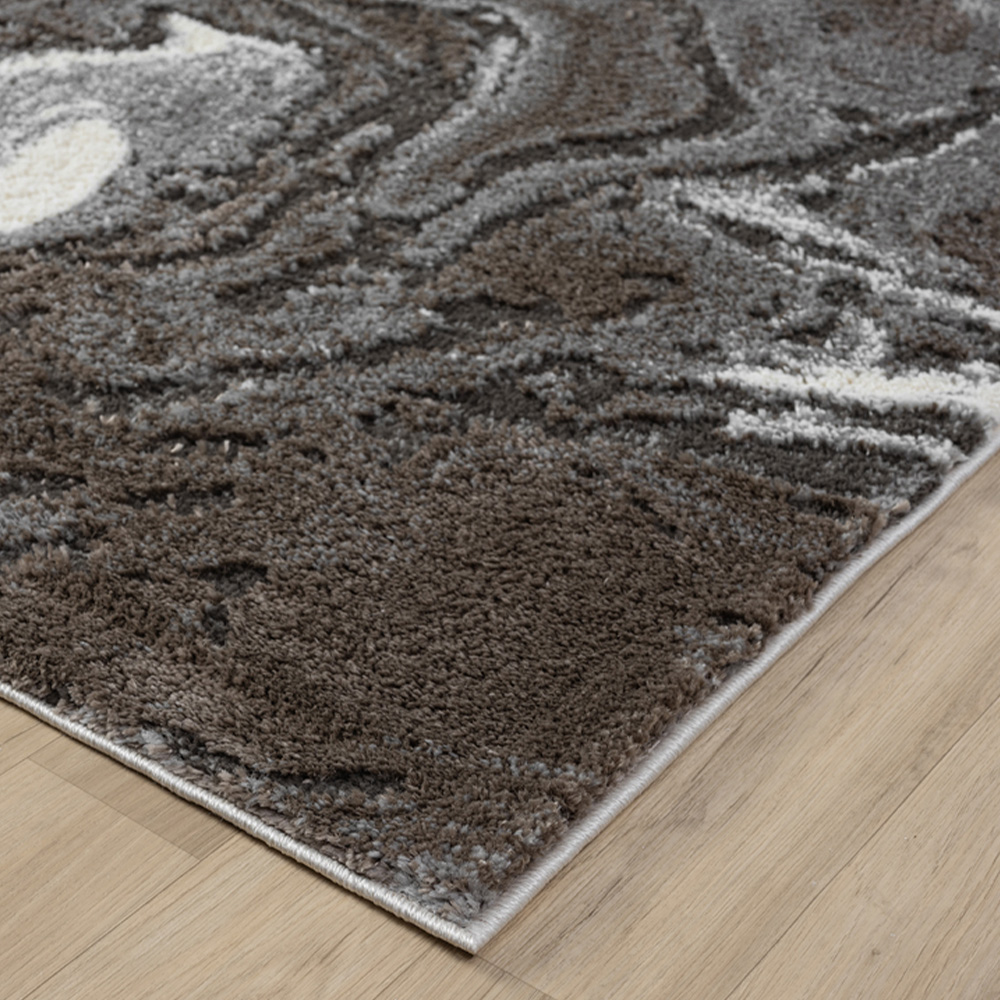 Desire Rugs Eleanor Grey Marble Embossed Rug 200 x 290cm Image 4