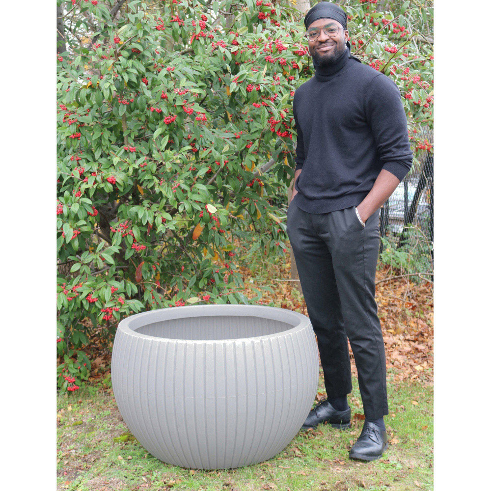 Trifibre Windsor Concrete Roto Moulded Planter 50 x 83cm Image 5