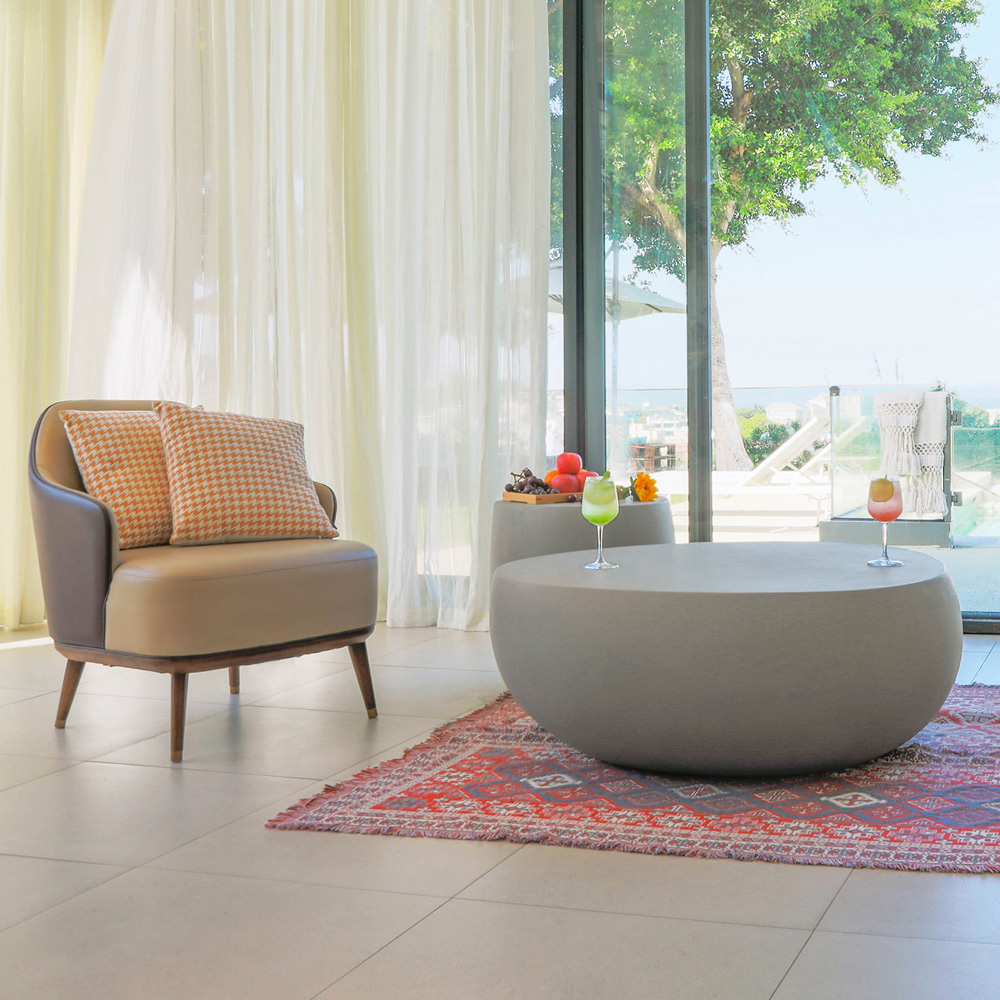 Elementi Ikaria Space Grey GRC Coffee Table Image 5