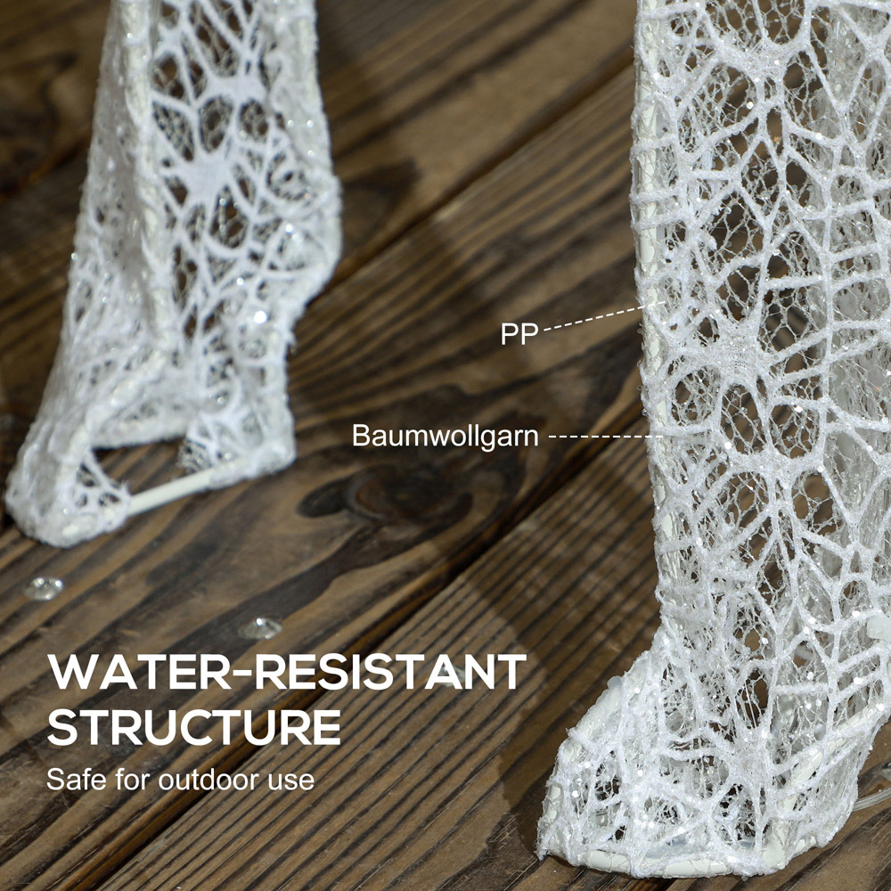 Everglow Light Up Reindeer Family Christmas Decoration 3 Piece Image 6