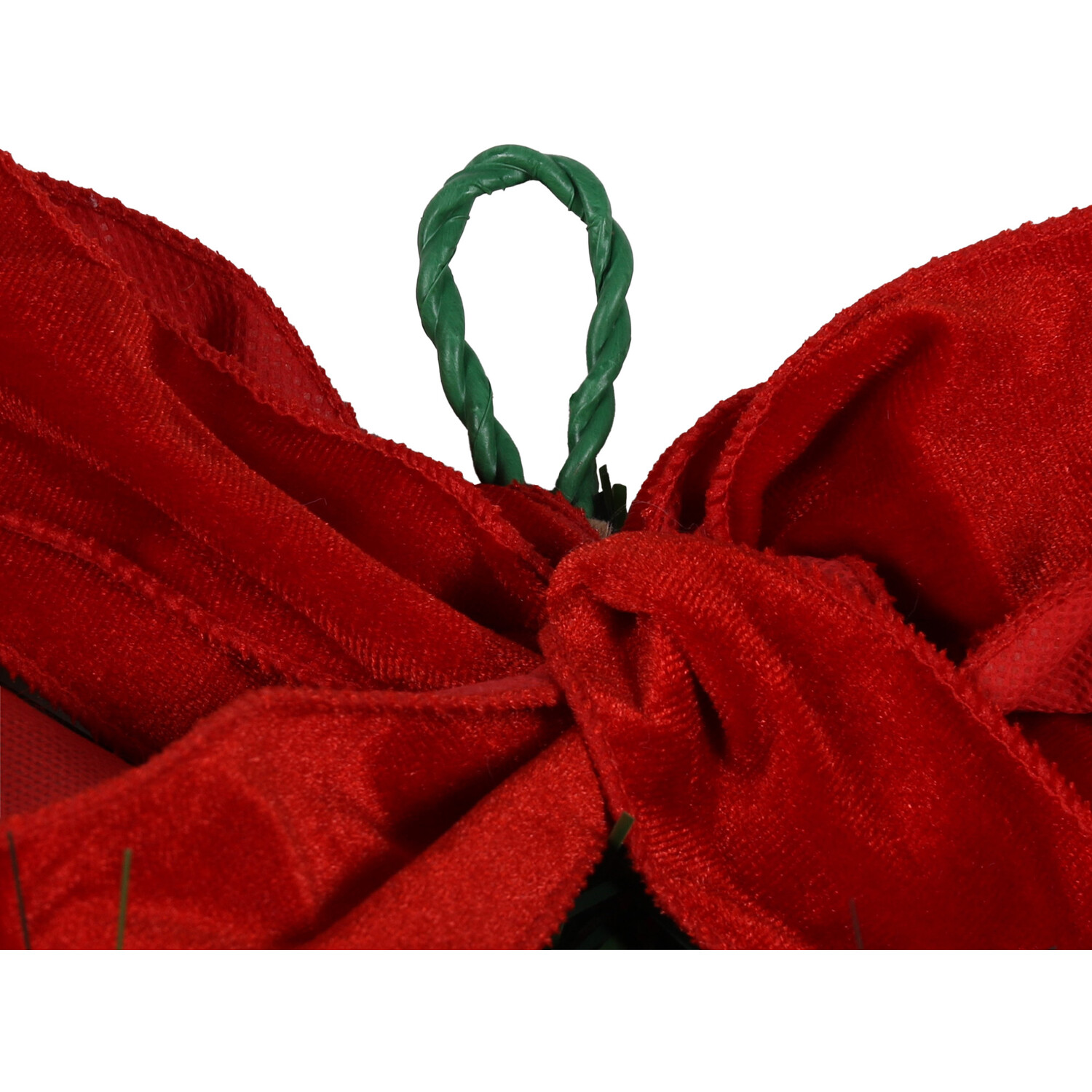 Velvet Bow Hanging Bell Swag Image 3