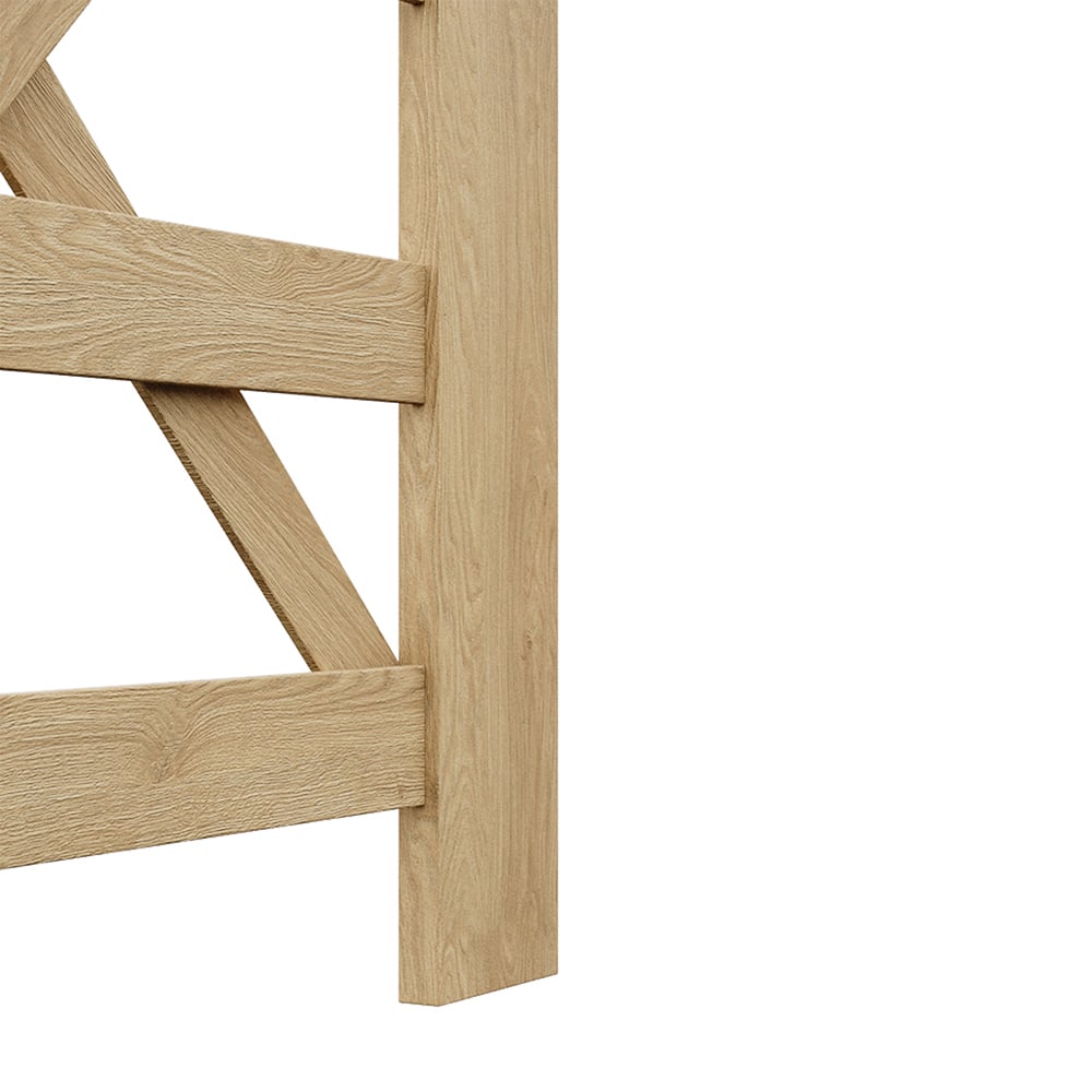 Outdoor Wooden Garden Gate, 90 x 76cm Image 5