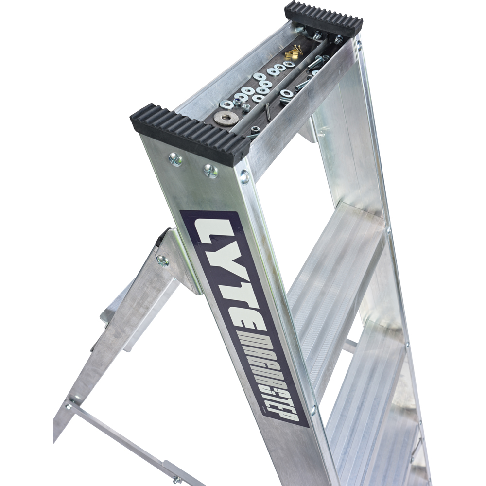 Lyte Ladders and Towers MagnaStep 10 Tread Aluminium Swingback Step Ladder Image 5