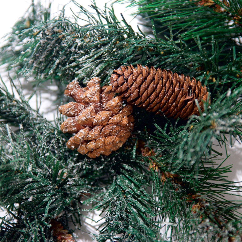 Best Artificial Christmas Garland with Frosted Colorado Pine and Spruce Tips 180cm Image 7