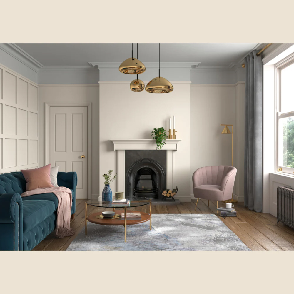 Dulux Heritage Walls and Ceilings Candle Cream Velvet Matt Emulsion Paint 2.5L Image 4