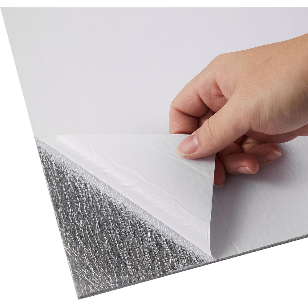 Living and Home Marble Patterned Dark Grey PVC Self Adhesive Wall Sticker 10 Pack Image 7