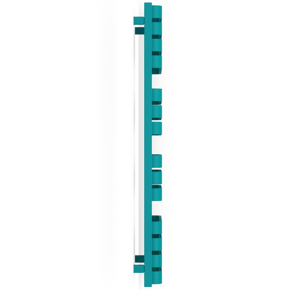 Terma Warp T One Matt Teal Electric Towel Rail 1110 x 500mm Image 4
