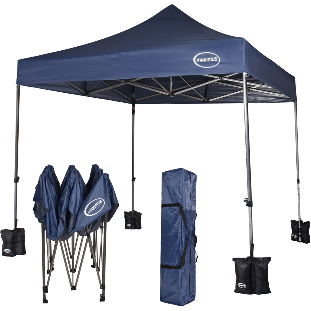 Maximus Blue Pop Up Outdoor Gazebo 3 x 3m Image 2