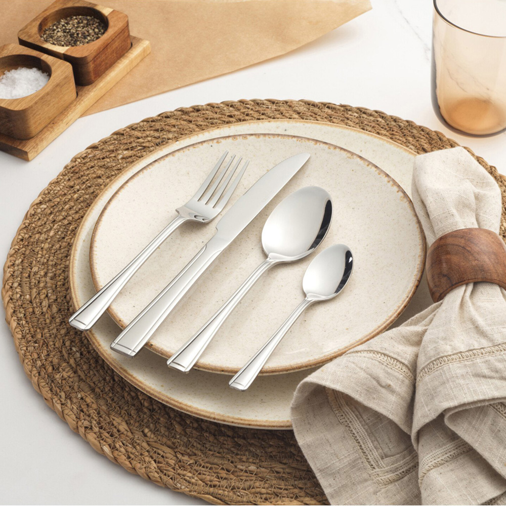 Salter Buxton 24 Piece Cutlery Set - Silver Image 3