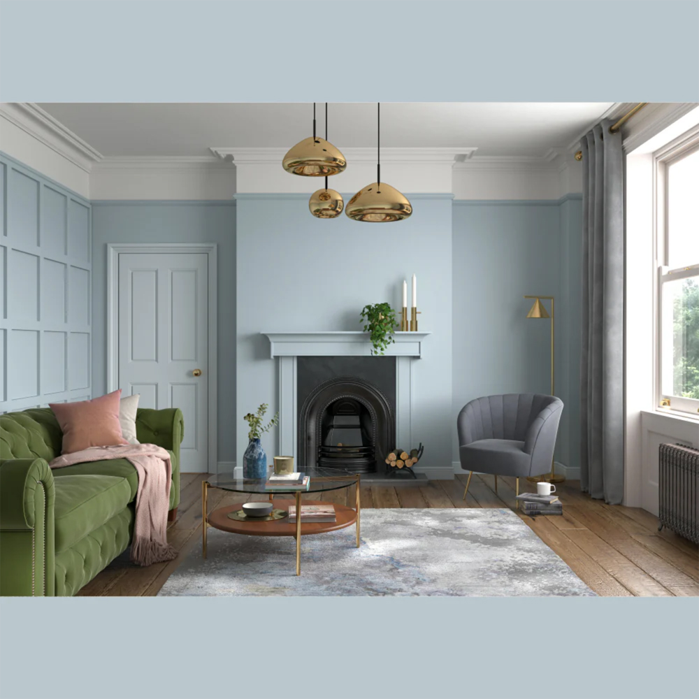 Dulux Heritage Walls and Ceilings Country Sky Velvet Matt Emulsion Paint 5L Image 4