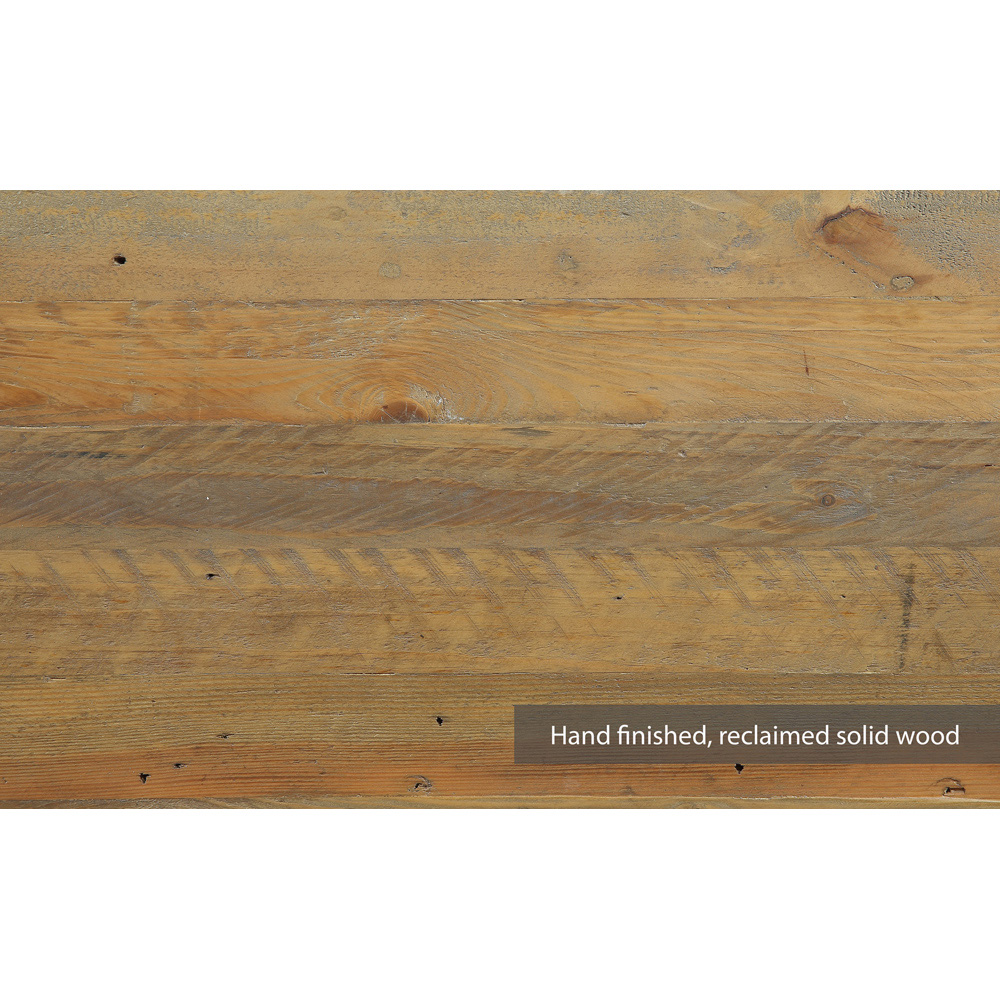 Baumhaus Urban Elegance Single Drawer Single Shelf Reclaimed Wood Lamp Table Image 5