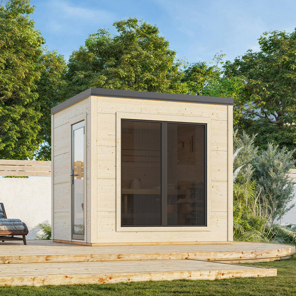 Palmako Grace 8.2 x 5.2ft Outdoor Wooden Sauna Image 2