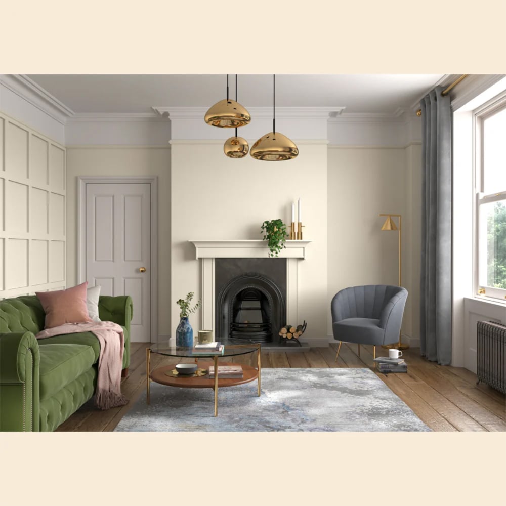 Dulux Heritage Walls and Ceilings DH Linen Colour Velvet Matt Emulsion Paint 5L Image 4