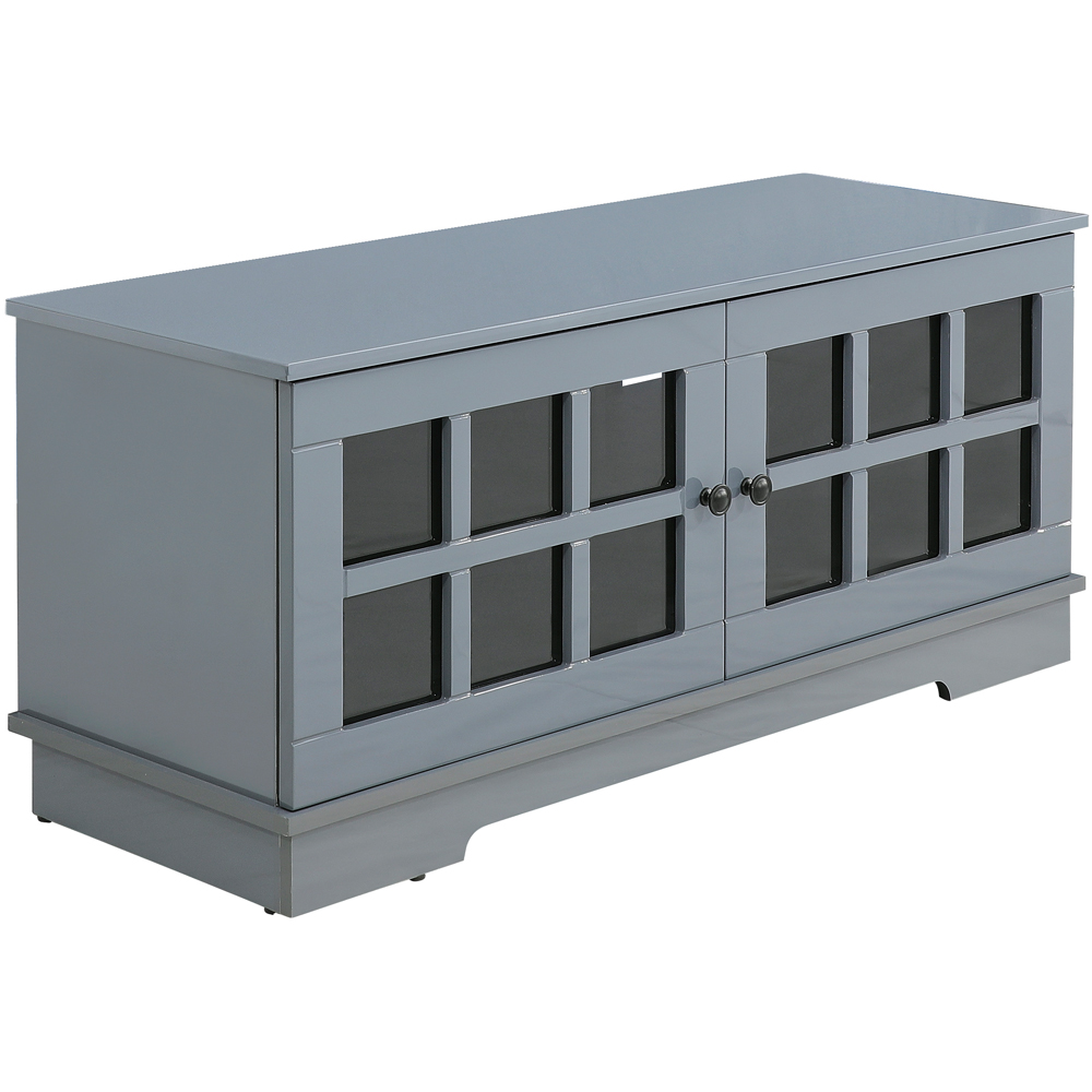 MDA Designs Hamilton 2 Door Grey TV Unit Image 4