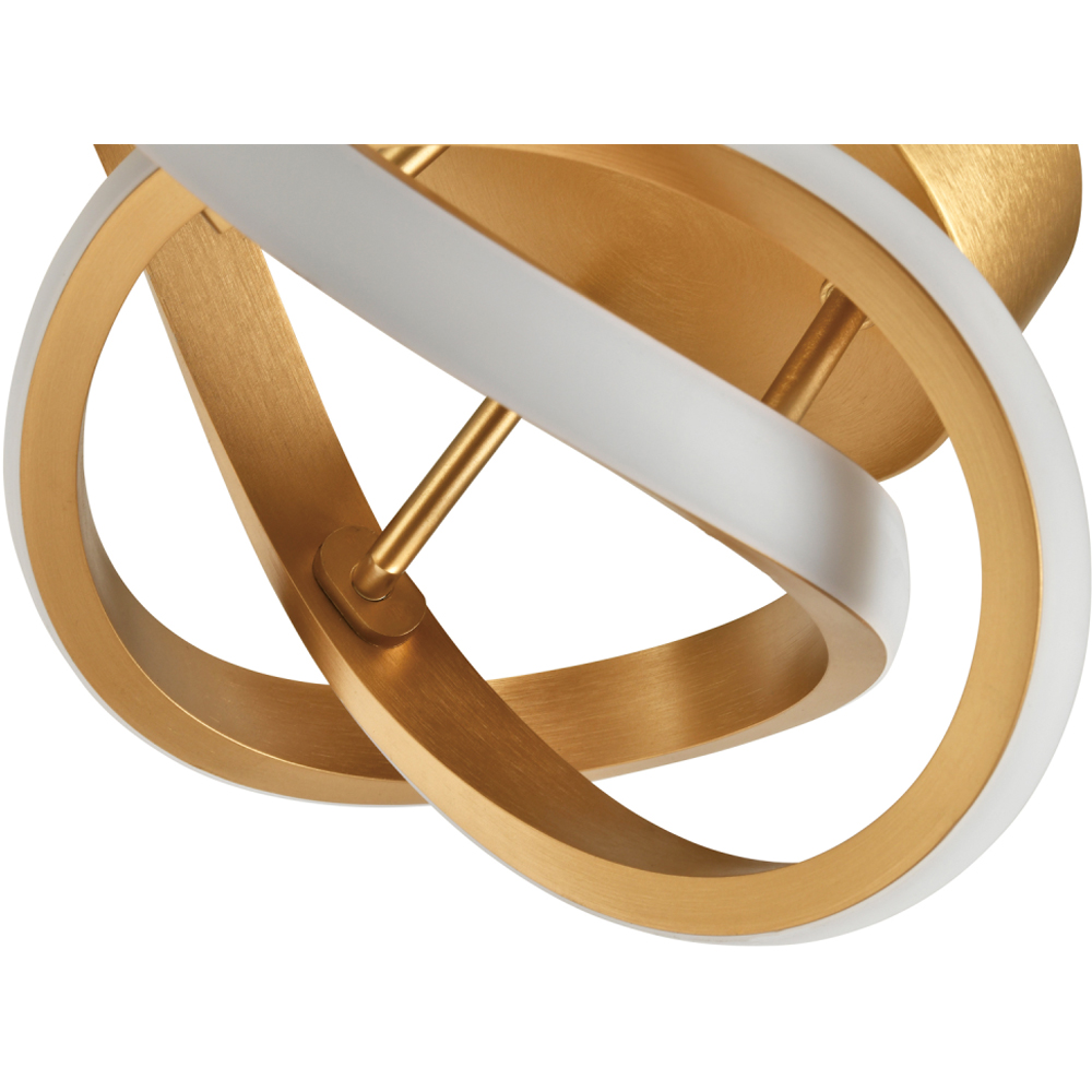 Happy Homewares 1253 Lumens Gold LED Ceiling Light Image 4