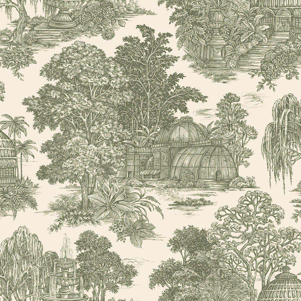 Holden Decor Osterley Green Wallpaper Image 1