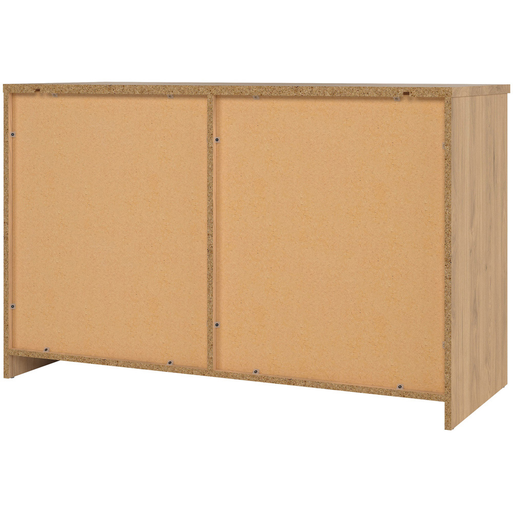 Florence Single Door 3 Drawer Jackson Hickory Oak Sliding Storage Unit Image 5