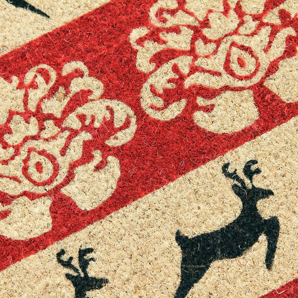 Coco & Coir Vintage Christmas Coir Door Mat 45 x 75cm Image 5
