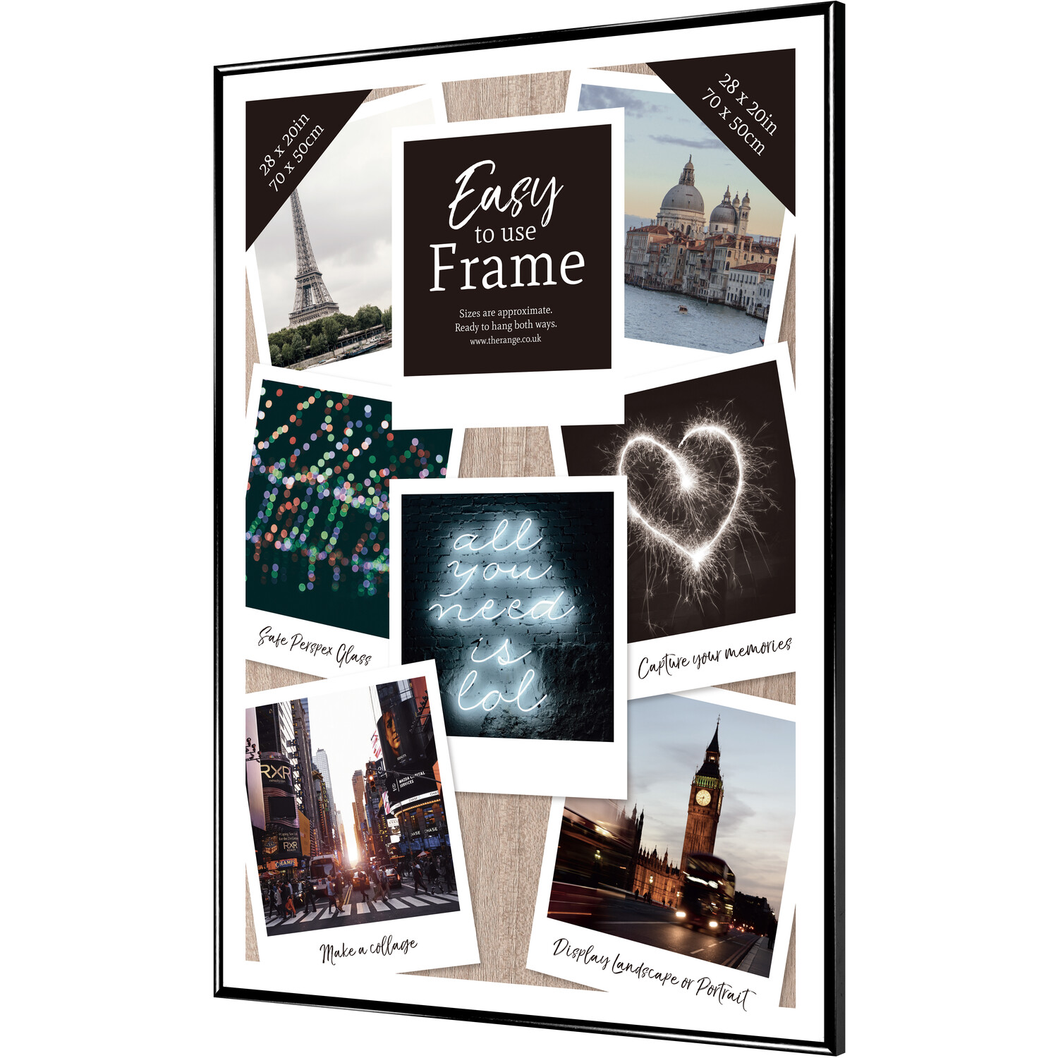 Easy To Use Frame - Black / 28 x 20 inch Image 2