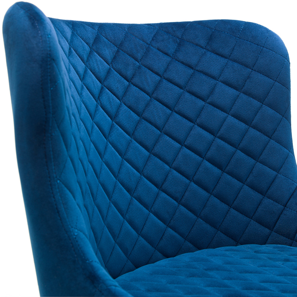 Julian Bowen Berwick 6 Seater Rectangular Dining Set Blue Image 5