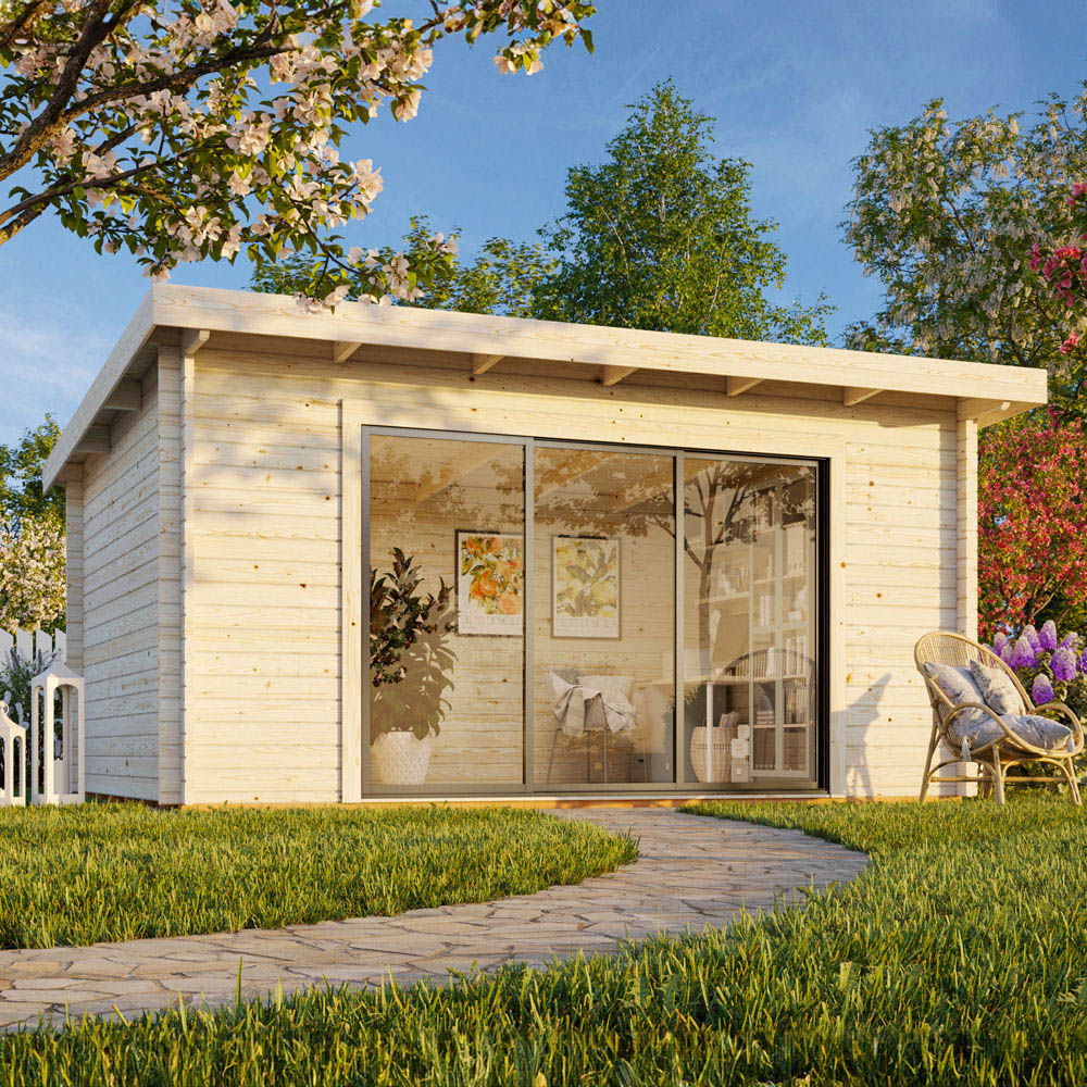 Palmako Lea 1 v2 10.8 x 14.7ft Apex Summerhouse Image 2