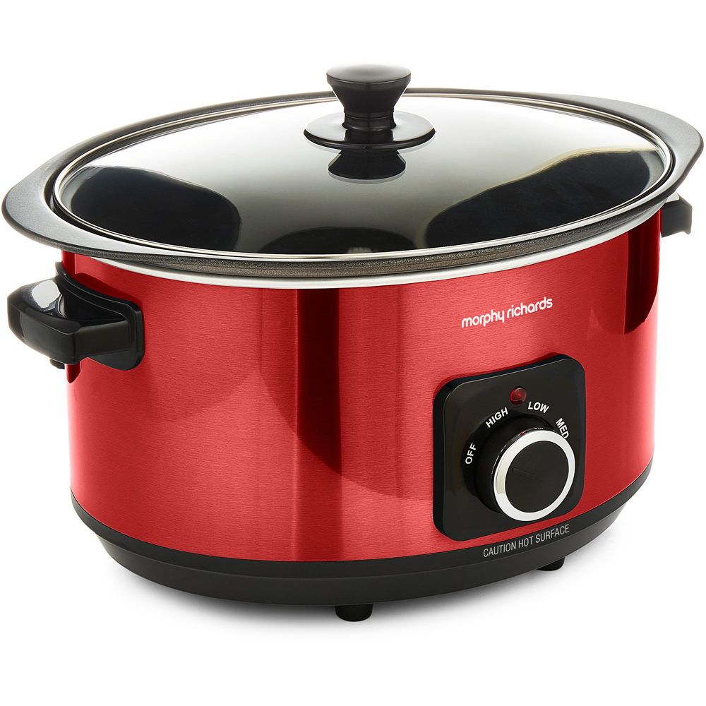 Morphy Richards Accents 461026 Red Sear and Stew 6.5L Slow Cooker 163W Image 4