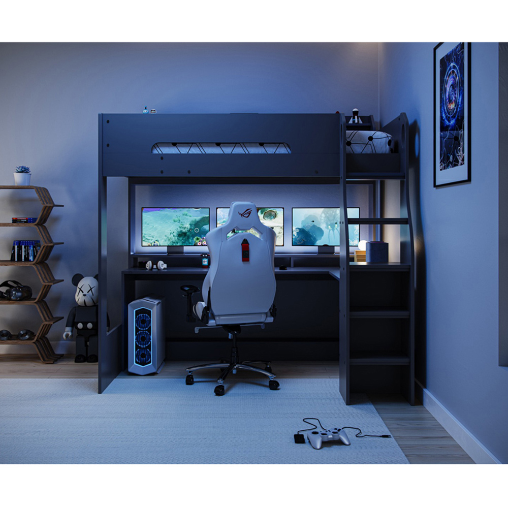 Flair Skyhigh Single Anthracite Gaming High Sleeper Image 6