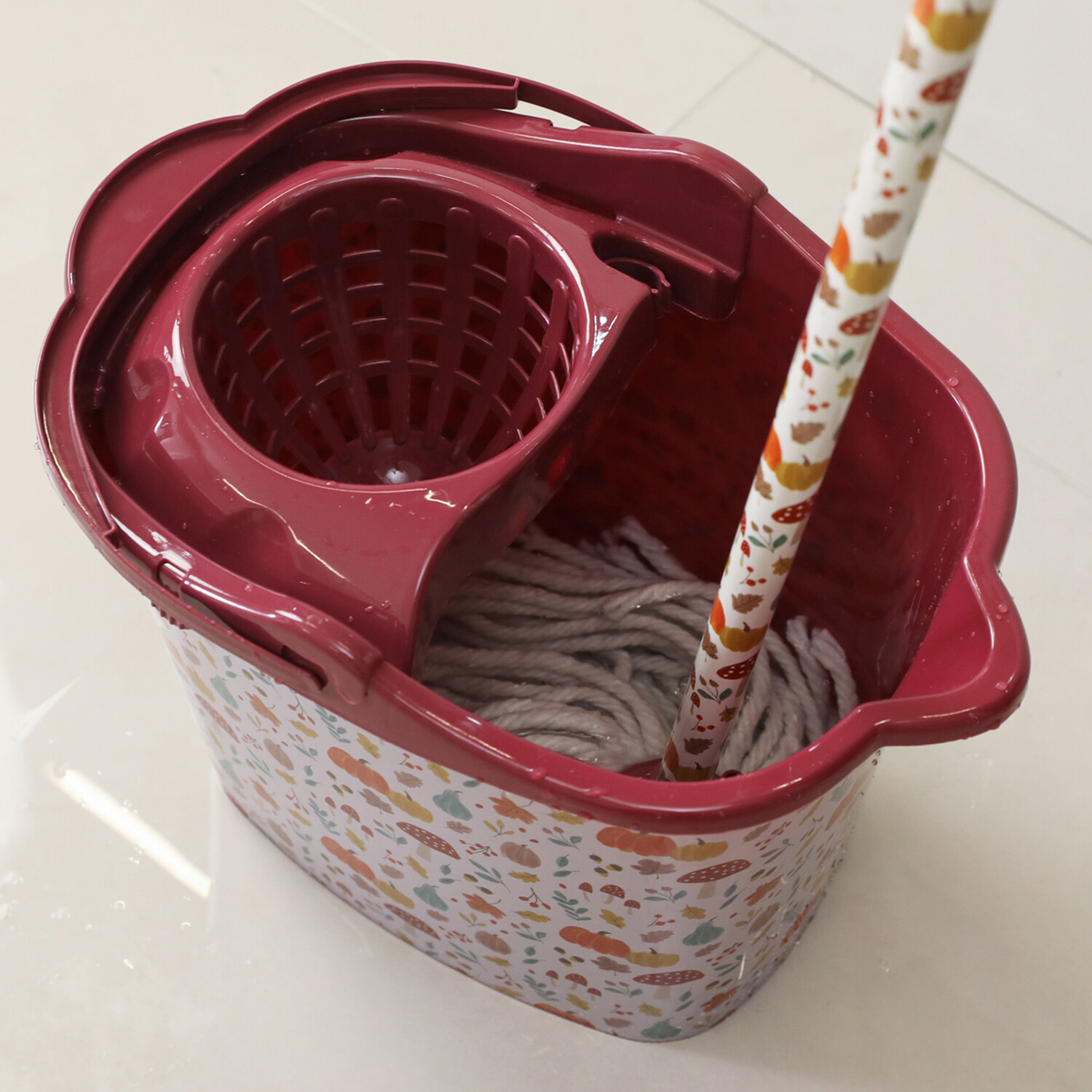 Autumn Pumpkin Bucket 15L Brown Image 3