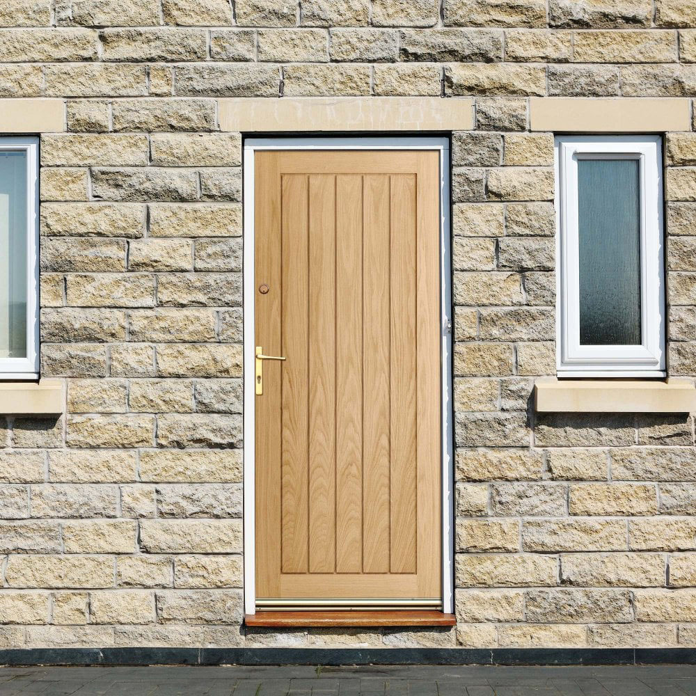 Oak Farley Cottage External Door 1981 x 838 x 44mm Image 2