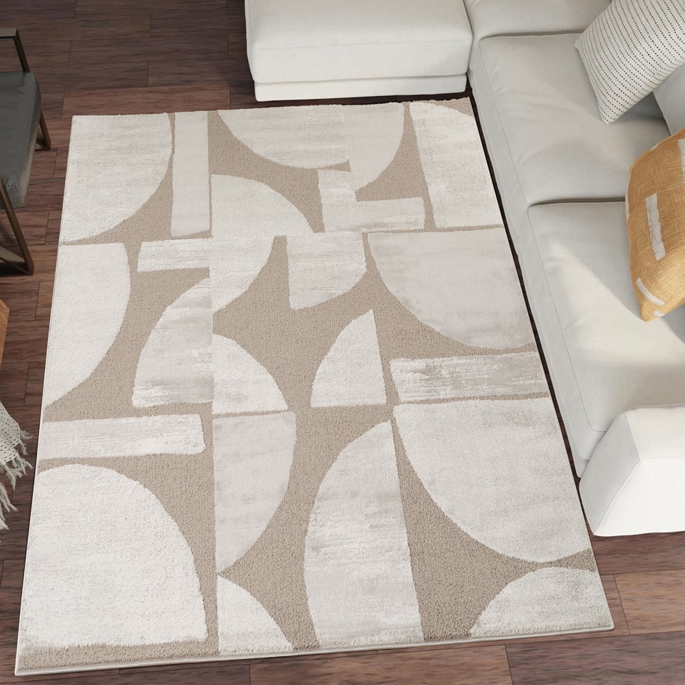 Desire Rugs Hamilton Mocha Abstract Motif Rug 60 x 220cm Image 6