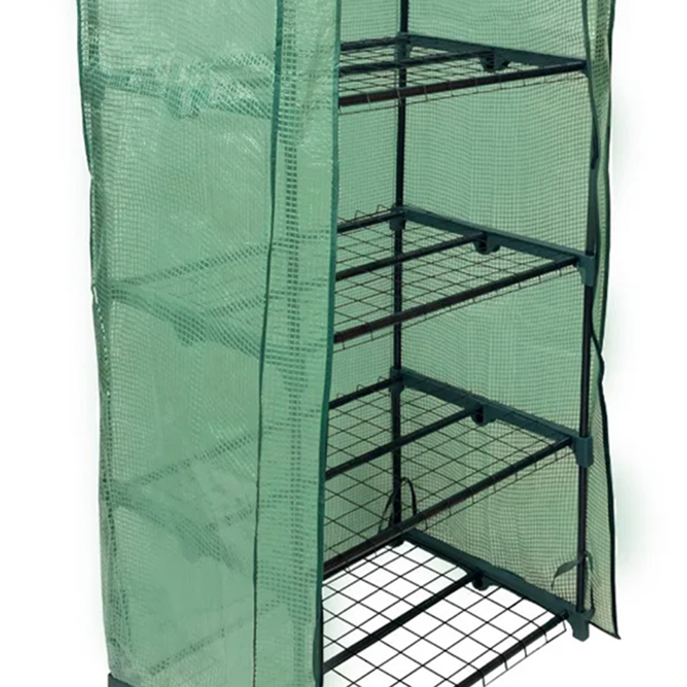MonsterShop 4 Tier Greenhouse with PE Cover Image 4