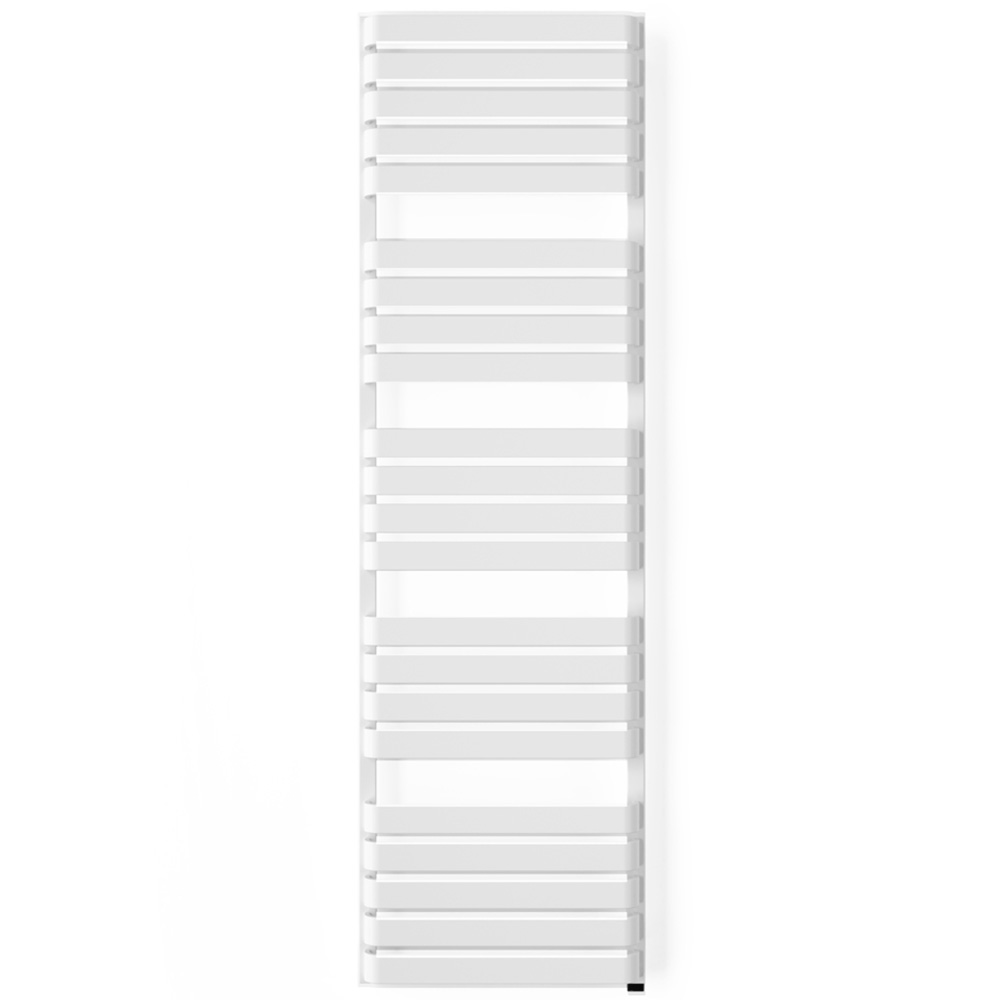 Terma Warp T One Soft Matt White Electric Towel Rail 1695 x 500mm Image 3