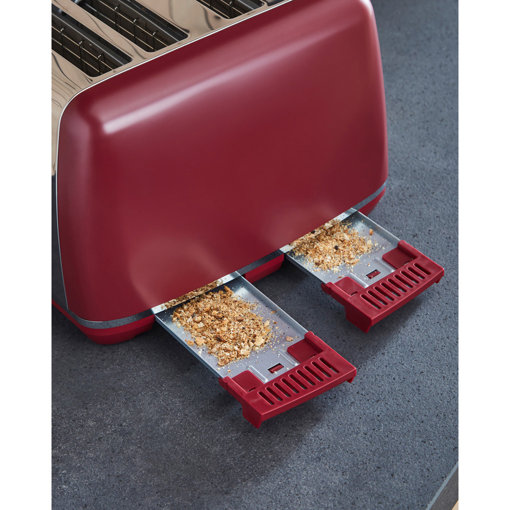 Morphy Richards Accents 242051 Rhubarb 4 Slice Toaster 2200W Image 8